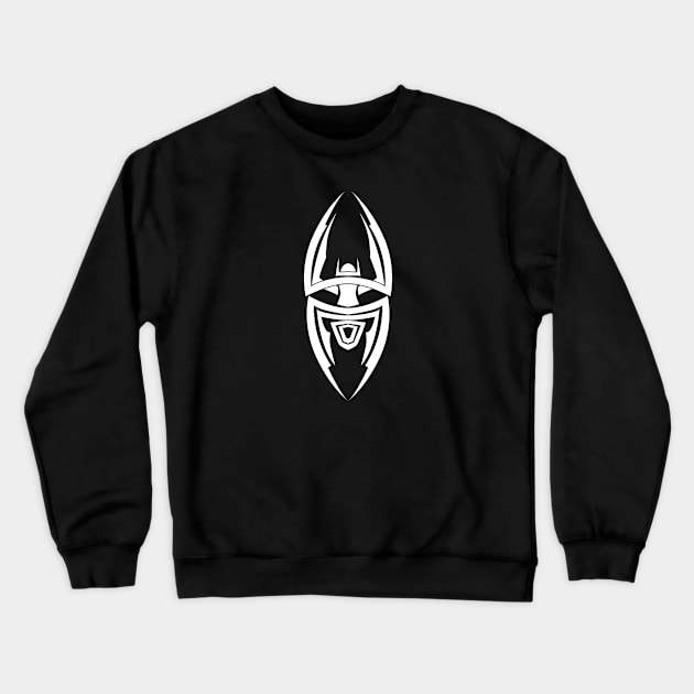 Demonic Tattoo Art Design Crewneck Sweatshirt by Abeer Ahmad